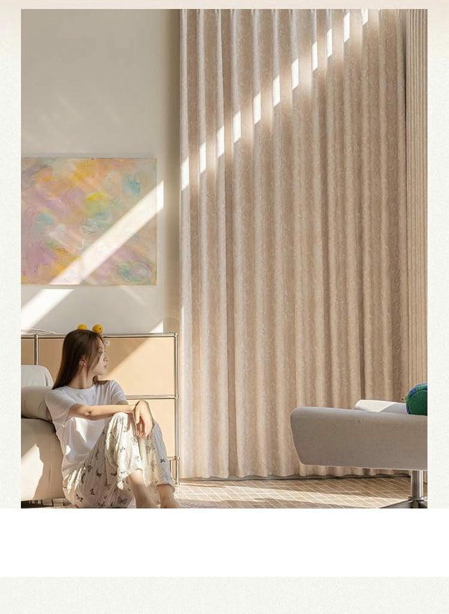 2 Panel Set Vintage Blackout Darkening Window Curtain Drapes for Room Hooks Top