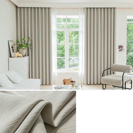 2 Panels Thermal Insulated Blackout Curtains Drapes for Living Room Hooks Top 2