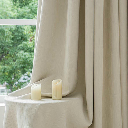 2 Panels Thermal Insulated Blackout Curtains Drapes for Living Room Hooks Top 2