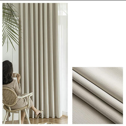 2 Panels Full Light Blocking Thermal Curtain Panels Blackout Curtains Hooks Top