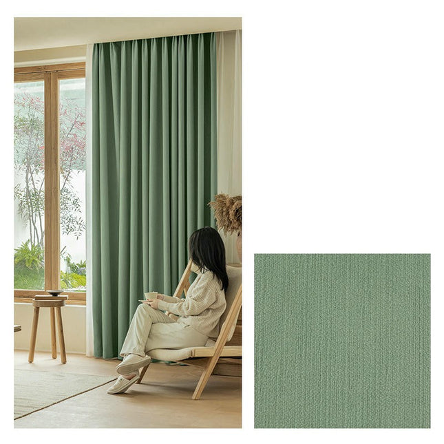 2 Panels Full Light Blocking Thermal Curtain Panels Blackout Curtains Hooks Top 2