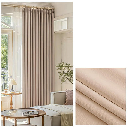 2 Panels Full Light Blocking Thermal Curtain Panels Blackout Curtains Hooks Top 2