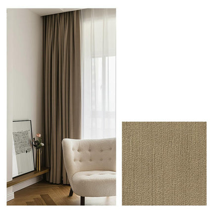 2 Panels Full Light Blocking Thermal Curtain Panels Blackout Curtains Hooks Top 1