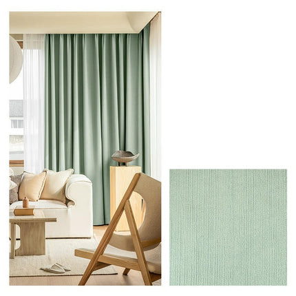2 Panels Full Light Blocking Thermal Curtain Panels Blackout Curtains Hooks Top