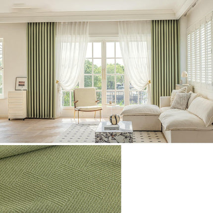 2 Panels Light Blocking Thermal Insulated Curtain Blackout Curtains Hooks Top 1