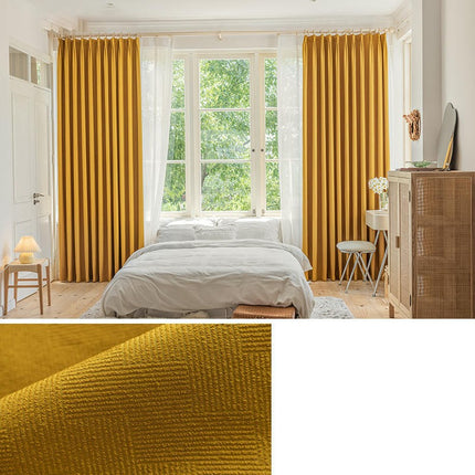 2 Panels Light Blocking Thermal Insulated Curtain Blackout Curtains Hooks Top 1