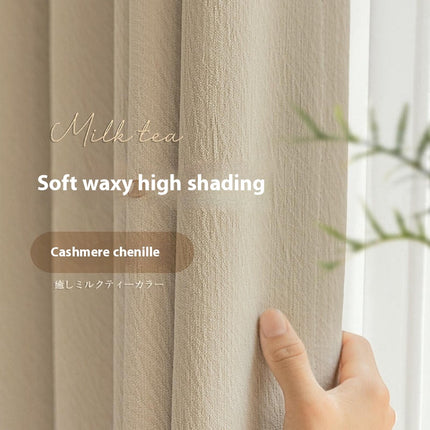 2 Panels Modern Simple Blackout Curtains Thermal Insulated Drapes Grommet Tops