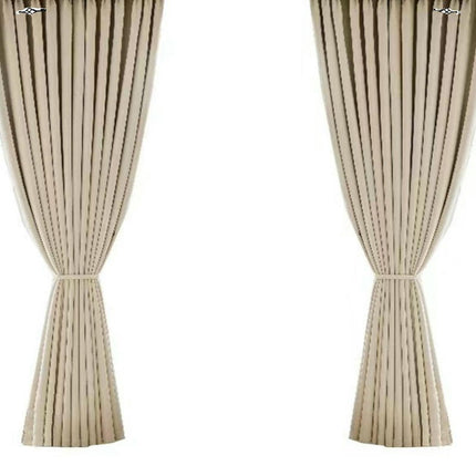 2 Panels Modern Simple Blackout Curtains Thermal Insulated Drapes Grommet Tops