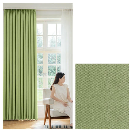 2 Panels Modern Blackout Curtains for Living Room Light Filtering Grommet Tops