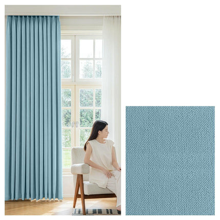 2 Panels Modern Blackout Curtains for Living Room Light Filtering Grommet Tops 1