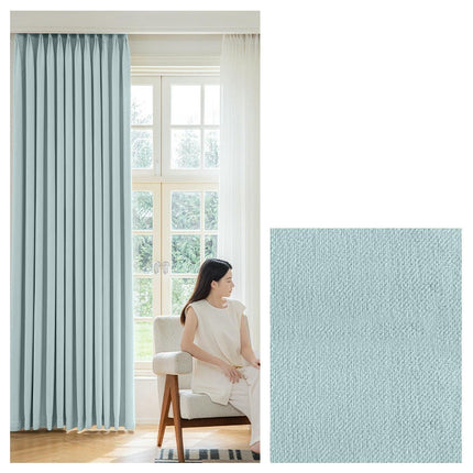2 Panels Modern Blackout Curtains for Living Room Light Filtering Grommet Tops