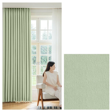 2 Panels Modern Blackout Curtains for Living Room Light Filtering Grommet Tops