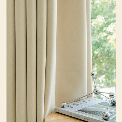 2 Panels Modern Blackout Curtains for Living Room Light Filtering Grommet Tops