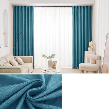2 Panels Velvet Modern Blackout Curtains for Living Room Grommet Tops