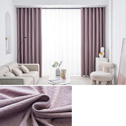 2 Panels Velvet Modern Blackout Curtains for Living Room Grommet Tops