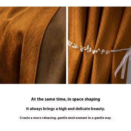 2 Panels Velvet Modern Blackout Curtains for Living Room Grommet Tops