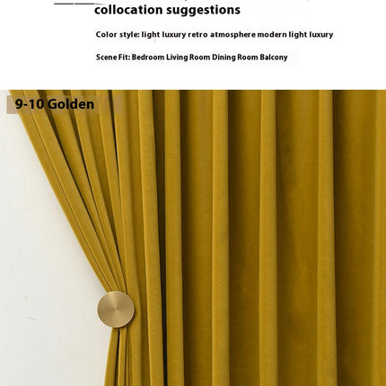 2 Panels Velvet Thermal Insulated Curtains Blackout Window Curtains Grommet Tops