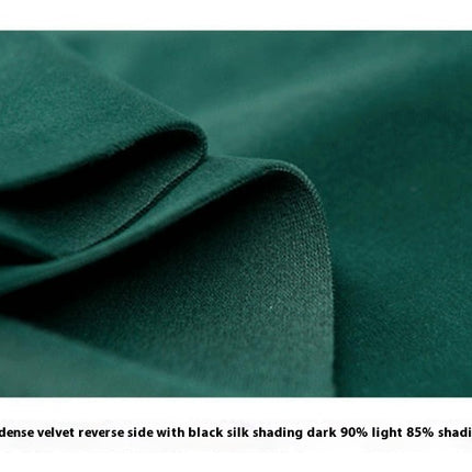2 Panels Soft Blackout Curtains Velvet Living Room Curtain Drapery Grommet Tops 1