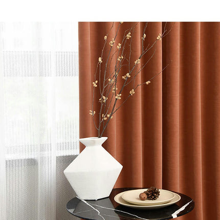 2 Panels Soft Velvet Blackout Curtains for Living Room,Thermal Insulated Curtains Home Decor Grommet Tops 1