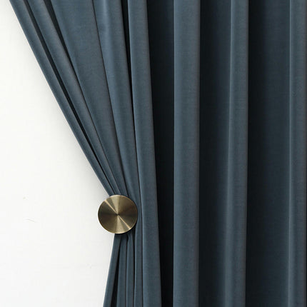Blue Blackout Curtains 2 Panels Curtain Drapes Thermal Insulated Grommet Tops