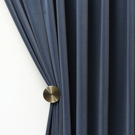 Blue Blackout Curtains 2 Panels Curtain Drapes Thermal Insulated Grommet Tops