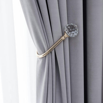 Velvet Blackout Curtains 2 Panels Set,Thermal Insulated Curtains Grommet Tops