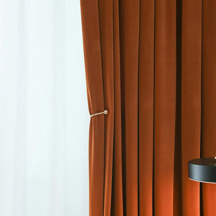 Velvet Blackout Curtains 2 Panels Set,Thermal Insulated Curtains Grommet Tops