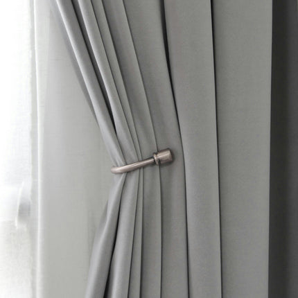Velvet Blackout Curtains 2 Panels Set,Thermal Insulated Curtains Grommet Tops