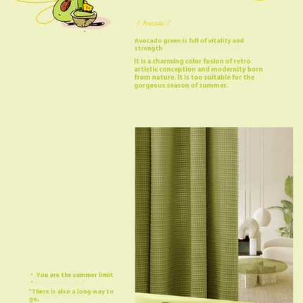 Chenille Blackout Curtain 2 Panels Curtain for Living Room Grommet Tops