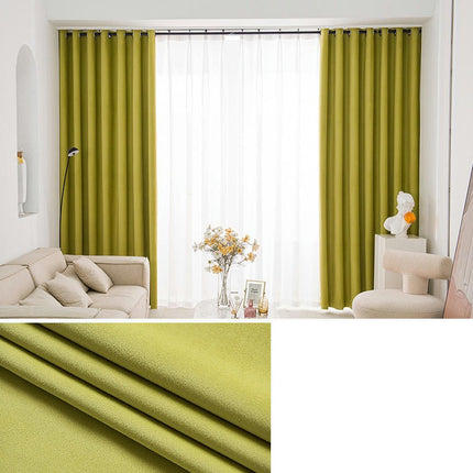 Velvet Curtains-Blackout Drapes for Living Room Bedroom 2 Panels Grommet Tops