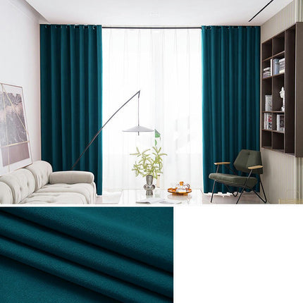 Velvet Curtains-Blackout Drapes for Living Room Bedroom 2 Panels Grommet Tops