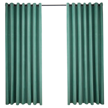 Velvet Curtains-Blackout Drapes for Living Room Bedroom 2 Panels Grommet Tops 1