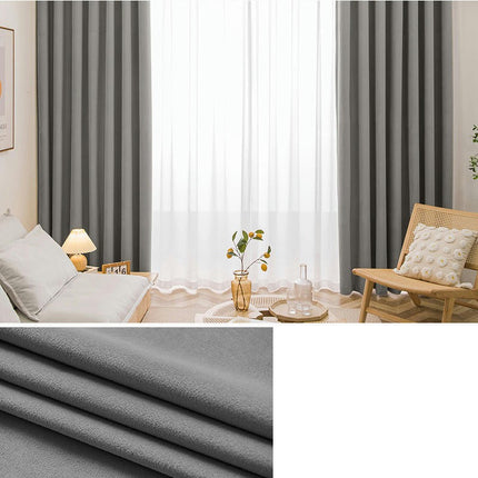Velvet Curtains-Blackout Drapes for Living Room Bedroom 2 Panels Grommet Tops 1