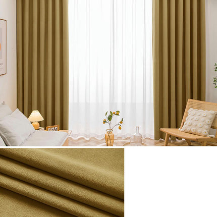 Velvet Curtains-Blackout Drapes for Living Room Bedroom 2 Panels Grommet Tops 1