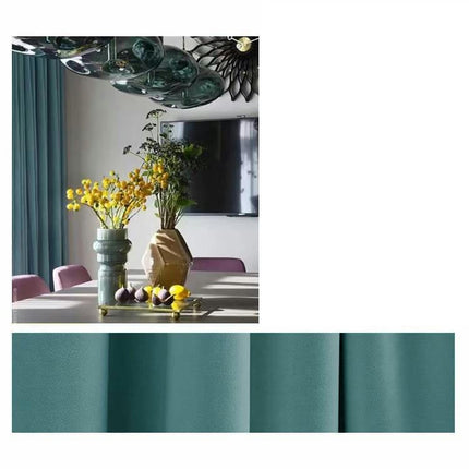 2 Panels Velvet Curtains Soft BlackoutWindow Drapes for Living Room Rod Pocket 1