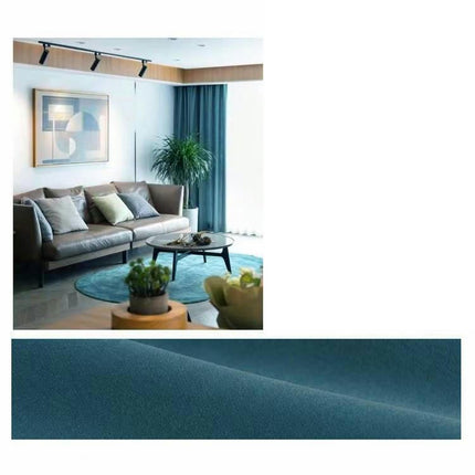 2 Panels Velvet Curtains Soft BlackoutWindow Drapes for Living Room Rod Pocket