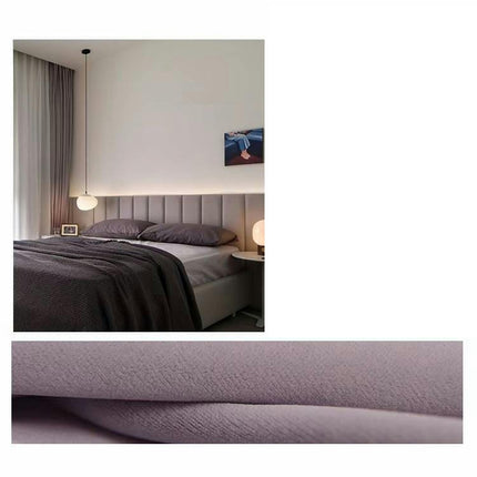 2 Panels Velvet Curtains Soft BlackoutWindow Drapes for Living Room Rod Pocket