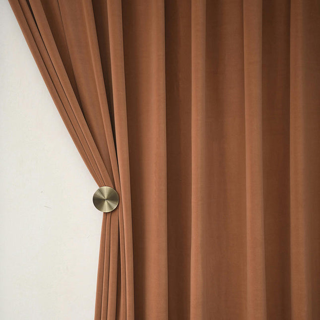 2 Panels Velvet Curtains Home Decor Blackout Curtains for Living Room Rod Pocket