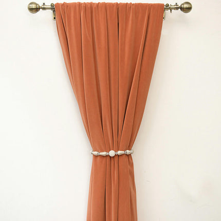 2 Panels Velvet Curtains Home Decor Blackout Curtains for Living Room Rod Pocket