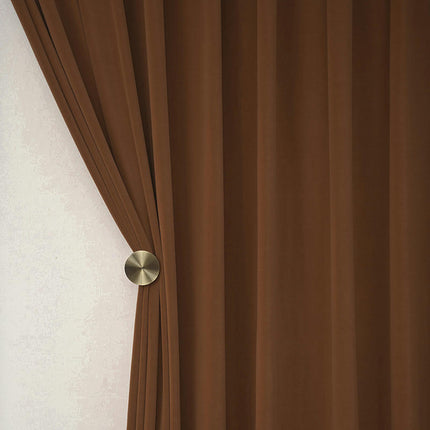 2 Panels Velvet Curtains Home Decor Blackout Curtains for Living Room Rod Pocket