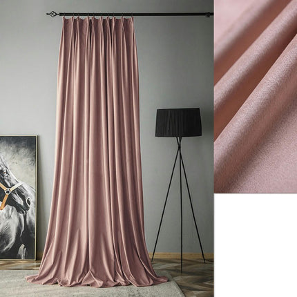 Light Luxury Blackout Curtains 2 Panels Curtains for Living Room Hooks Top