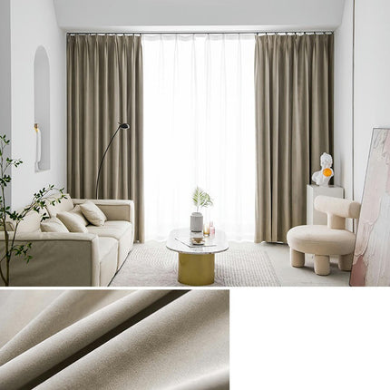 Blackout Curtains 2 Panels Set,Thermal Curtains for Living Room Rod Pocket