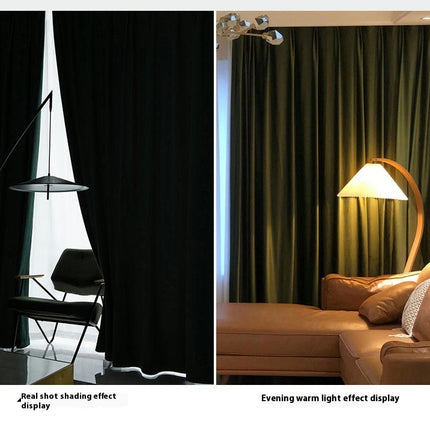 Blackout Curtains 2 Panels Set,Thermal Curtains for Living Room Rod Pocket