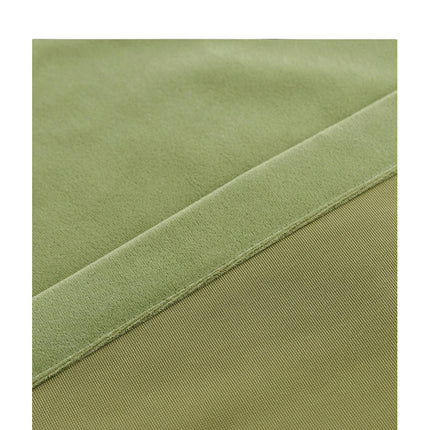 2 Panels Green Curtains for Light Blocking Velvet Curtains Rod Pocket