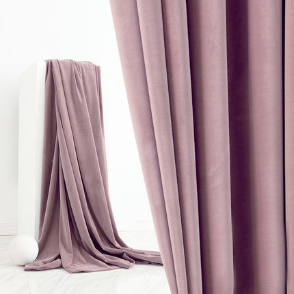 2 Panels Luxury Drapes Drape for Living Room Velvet Blackout Curtains Rod Pocket 2