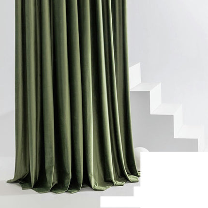 2 Panels Blackout Curtains Velvet Curtains for Room Curtain Panels Rod Pocket