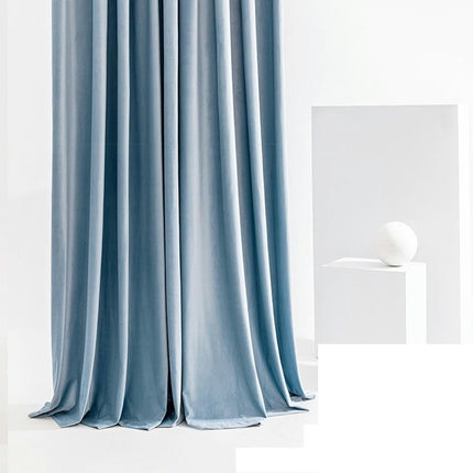 2 Panels Blackout Curtains Velvet Curtains for Room Curtain Panels Rod Pocket