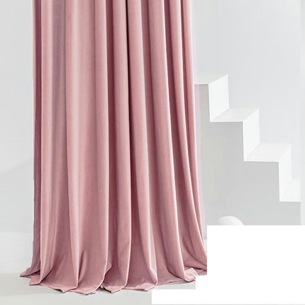 2 Panels Blackout Curtains Velvet Curtains for Room Curtain Panels Rod Pocket