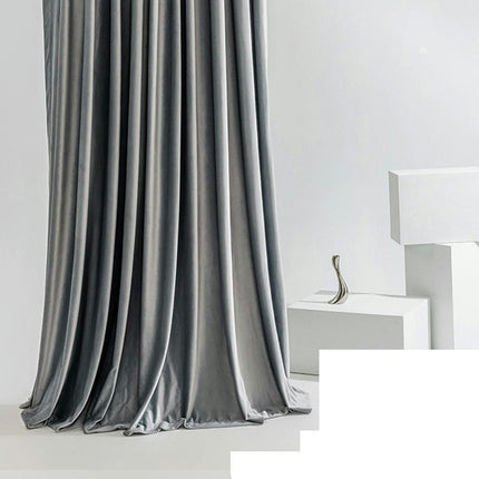 2 Panels Blackout Curtains Velvet Curtains for Room Curtain Panels Rod Pocket