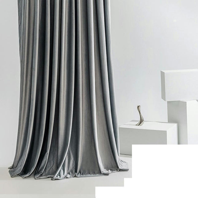2 Panels Blackout Curtains Velvet Curtains for Room Curtain Panels Rod Pocket